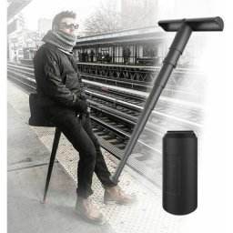 Moonstars - Tabouret pliant portable Charge maximale 200 kg Tabouret télescopique réglable en