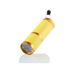 Mini Lampe de Poche,Petite lampe de poche étanche avec lanyard,Mini Lampe Torche portable (Jaune)
