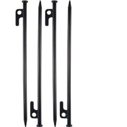 BDD - 4 Pièces Piquets de Tente, 30cm Sardine pour Tente Robustes, Piquets de en MéTal, Haute