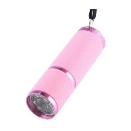 Mini Lampe de Poche,Petite lampe de poche étanche avec lanyard,Mini Lampe Torche portable (rose)