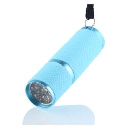 Mini Lampe de Poche,Petite lampe de poche étanche avec lanyard,Mini Lampe Torche portable (bleu)