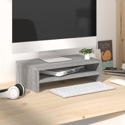 Kalisse - Banc tv Moderne - Support de moniteur Sonoma gris 42x24x13 cm Bois d'ingénierie FR8496