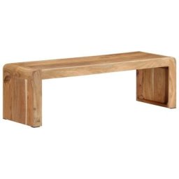 Vidaxl - Meuble tv 110x33x33 cm bois d'acacia massif Brun