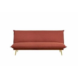 Banquette clic clac 3 places rose foncé isa - Rose