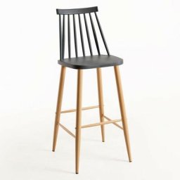 Tabourets Hauts - Tabouret Bik - Gris foncé - Gris foncé