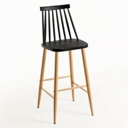 Tabourets Hauts - Tabouret Bik - Noir - Noir