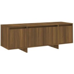 Meuble tv, Étagère tv, Meuble de Salon, Chêne marron 120x30x40,5 cm Aggloméré OIB6020E - Brun