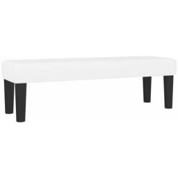 Banc Blanc 100x30x30 cm Similicuir Vidaxl White