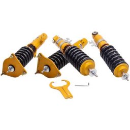 4x Suspension Amortisseurs Combinés Filetés Pour Mini Cooper s R53 02-06 New