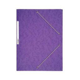 Chemise 3 rabats à élastiques 24 x 32 cm violet - violet