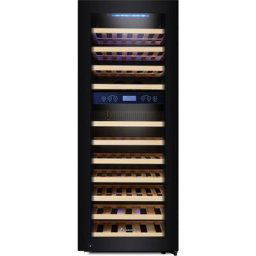Kalamera - Cave a vin 73 bouteilles, 200 litres, Noir, KRC-200BFG