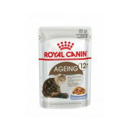 Royal Canin - Bouchées pour chat senior Ageing 12+ 12 sachets 85 g - Sauce