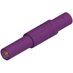 Fiche banane mâle de sécurité ø de la broche: 4 mm Sks Hirschmann las s g 934097109 violet 1 pc(s)