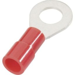 Cimco - 180076 Cosse à oeillet Section max.=10 mm² ø du trou=10.5 mm partiellement isolé rouge 1