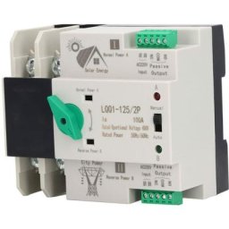 Commutateur de transfert automatique à double alimentation, AC400V 100A 2P Milliseconde,
