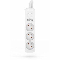 Kerg m02381 Bloc multiprises à 3 prises avec mise à la terre - 5.0m avec câble 3x1.5mm2, 16a