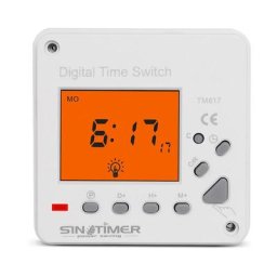 Minuterie électronique monobloc 220V minuterie numérique programmable interrupteur de commande