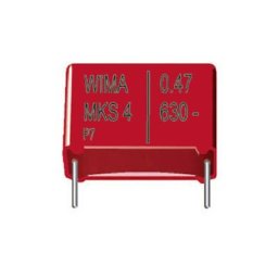 Mks 4 0,47uF 10% 400V RM15 1 pc(s) Condensateurs à film mks sortie radiale 0.47 µF 400 v/dc 10 % 15