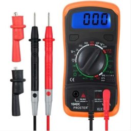 GP - Multimètre Numérique Mini-Multimètre de Gamme Manuelle Testeur des Piles Mètre Compteur dmm
