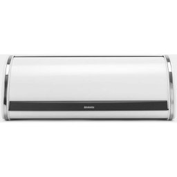 Brabantia - Boîte à Pain avec Couvercle Coulissant, Large - White