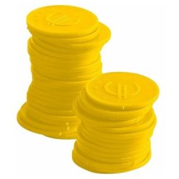 Hendi - Jetons Jaunes - Lot de 100 - Jaune