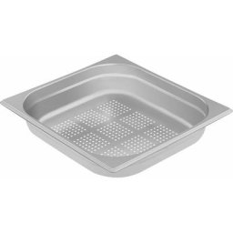 Royal Catering - Bac Gn 2/3 Récipient Gastro Norm Bain-Marie Profondeur 65 Mm 5 5 l Perforé Inox