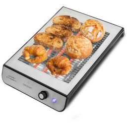 Cecotec - Grille-pain plat Turbo EasyToast Inox