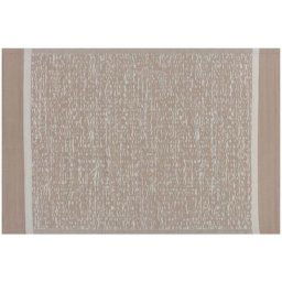 Tapis Extérieur et Intérieur Polyvalent Beige et Blanc en Polypropylène pour Salon ou Terrasse