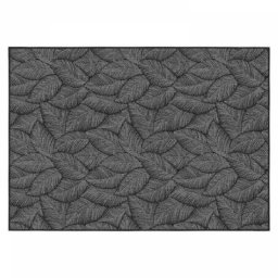 Tapis d'extérieur en polypropylène 200 x 290 cm noir - Noir