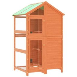 Vidaxl - Maison à oiseaux marron 97x81x152 cm bois massif de pin Brown