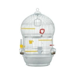 Ferplast - Cage ronde full option Bali blanche