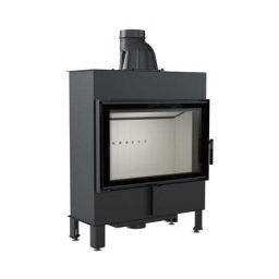 Insert cheminée lucy 14 slim double vitrage - vert