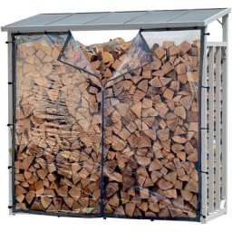 Quick Star - protection contre les intempéries Mur pvc transparent 174x162cm pour support de bois