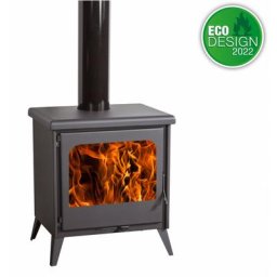 Poêle a bois eco design veneto 7,5 kw titanium Juan Panadero