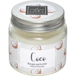 Bougie parfumée Coco 65 g en verre Atmosphera créateur d'intérieur - Blanc
