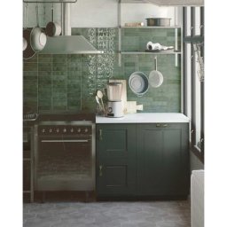 Bestile - Carrelage Effet Zellige nolita Verde 6,5x20cm (0,35m2 ) - Les Carreaux de Jean