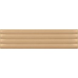 Equipe Ceramica - Carrelage mural uni et coloré à relief calo onda straw - 5X20 - 0,38 m²