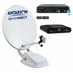 Pack Antarion Parabole Satellite Automatique connecté 65cm + Positionneur + sirius 3 Récepteur tv