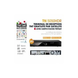 Décodeur Double Tuner Satellite humax TN5050HDR 320 Go - Carte tntsat Incluse, Ti ME Shift, Deux
