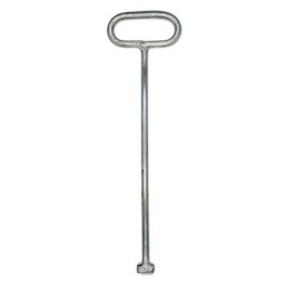 Mgm Industry - Clé puits mgm couvercles demi-lune cle -mlu