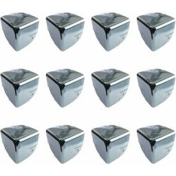 Protection pour meubles Protecteurs d'angle en Métal Protection Coin de Table 12 Pièces Équerres de