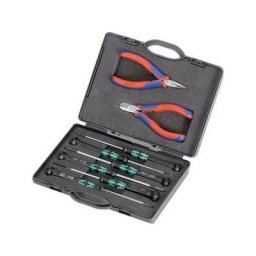 Pinces électroniciens, jeu de tournevis, 8 pièces