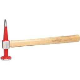 Kstools - ks tools Marteau de carrossier panne pointue et tête ronde plate, 325mm - 140.2136