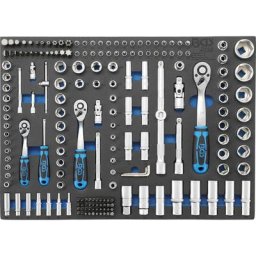 Insert de servante 3/3 Bgs Technic cles a douilles et cliquet complet