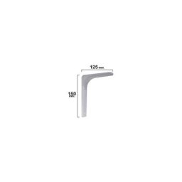 Papillon Blanc Renforcé 150x125 mm.