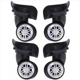 2 paires de roues de valise universelles de rechange pour valises Roues de rechange pour valise