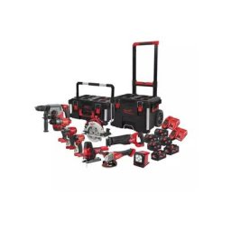 4933492524 Pack outils sans fil 9-pieces 18V 5.0 / 5.5Ah in Packout™ Trolley + Box - 4933492524