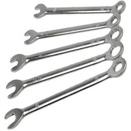Jeu de 5 mini-clés plates mixtes - longueur 72 & 82mm. - Multirex