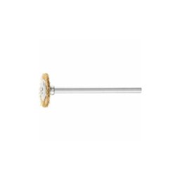 Mini brosse ronde rbu 1602/3 mes 010 D16xB2xL3 mm laiton pferd (Par 10)