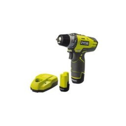 Ryobi - Perceuse visseuse compacte 12V 2 vitesses - 1 batterie Lithium 1,3 Ah et chargeur 1h